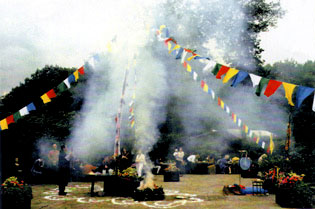 Ancient Bompo Rite called Sang-sol